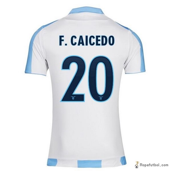 Camiseta Lazio Replica Segunda Ropa F.Caicedo 2017/18